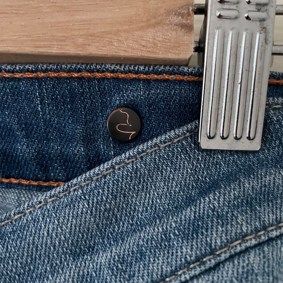 Anthropologie Free People Freedom of Choice Bootcut Low Rise Blue Jeans - Picture 5 of 10